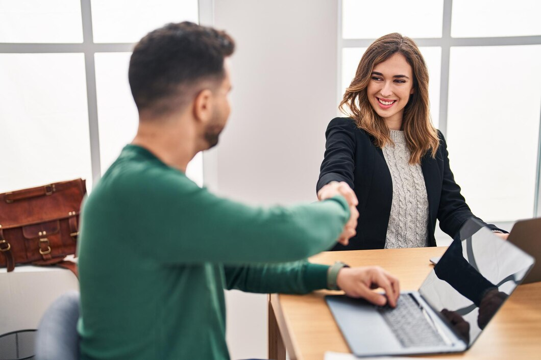  successful male business leader team